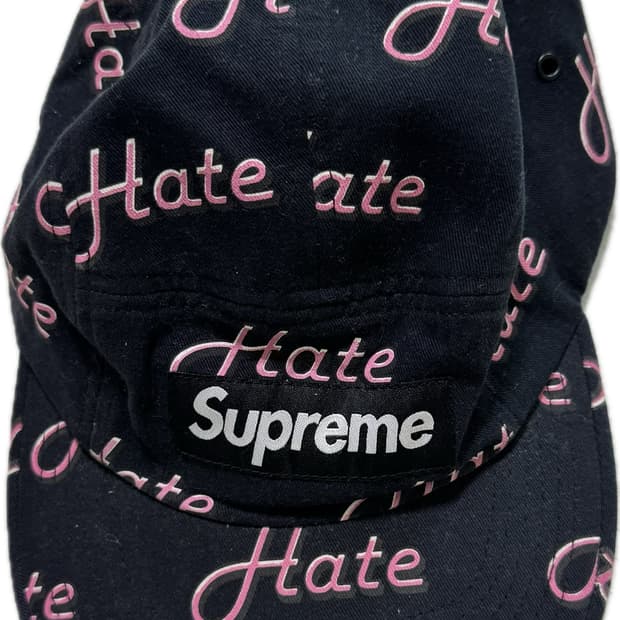 슈프림 해이트 캠프캡