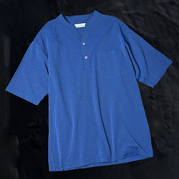 일본빈티지  헨리넥 셔츠