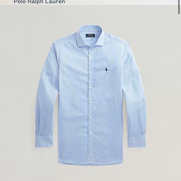 qr인증) 폴로 스트라이프셔츠 남성 M사아즈