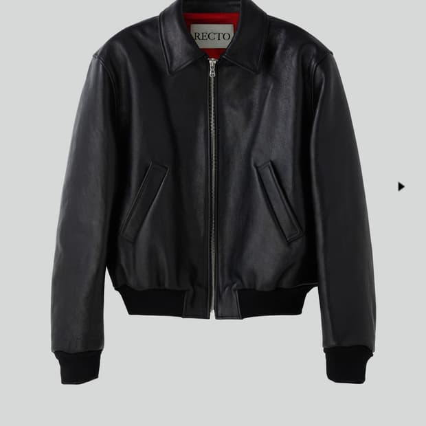 렉토 벤 고트 레더 점퍼 XL