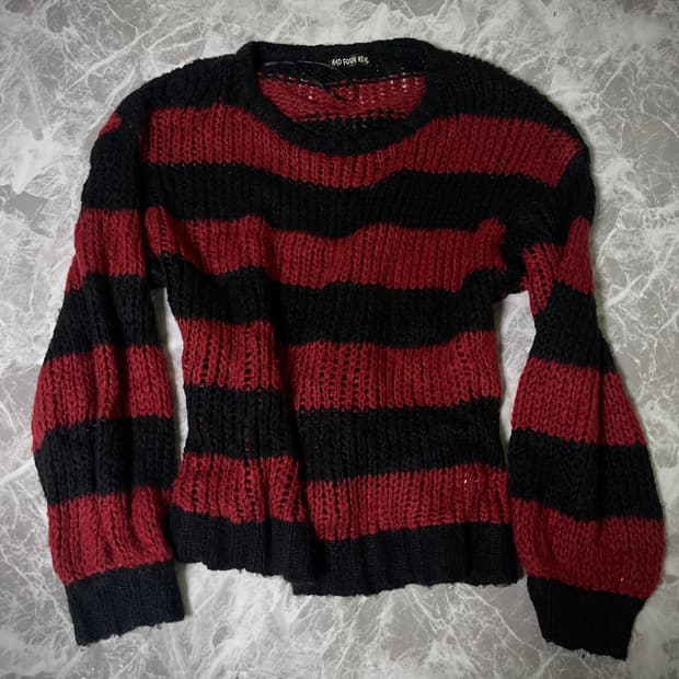Rad four real stripe knit as