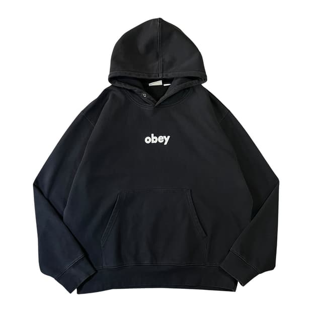 오베이 센터로고 후드티