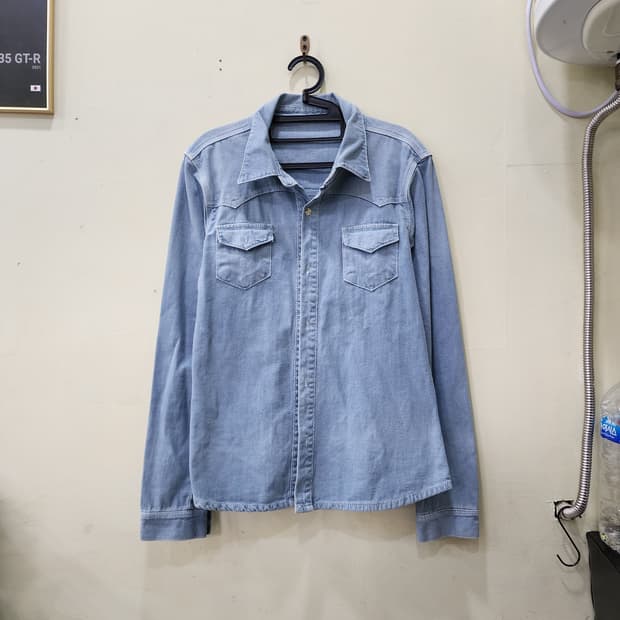 [XL] 연청 데님 셔츠