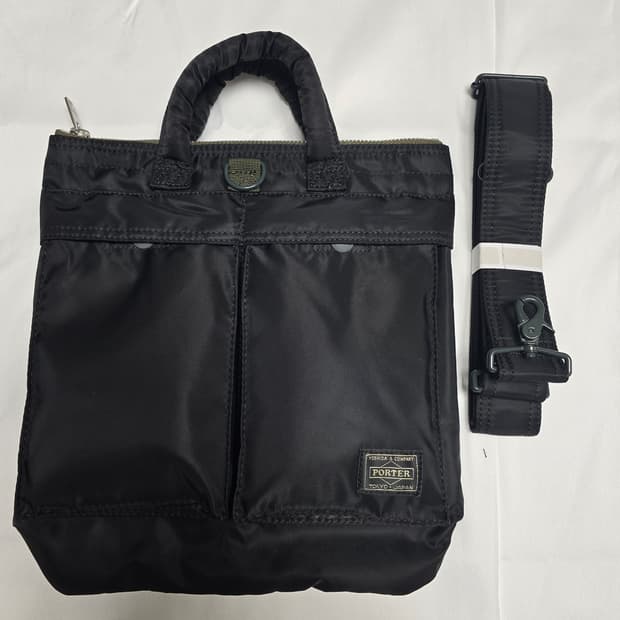 포터 헬멧백 스몰 블랙