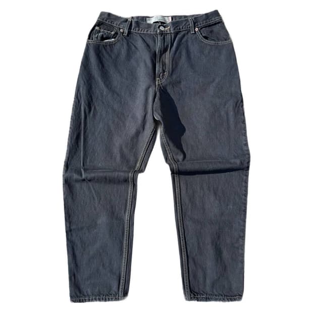 Levis 550 black taperd jeans (31) p14