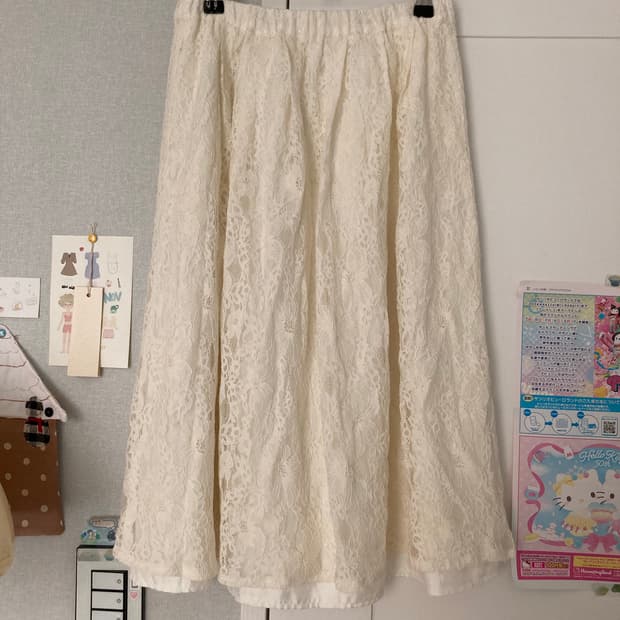 레이스 스커트