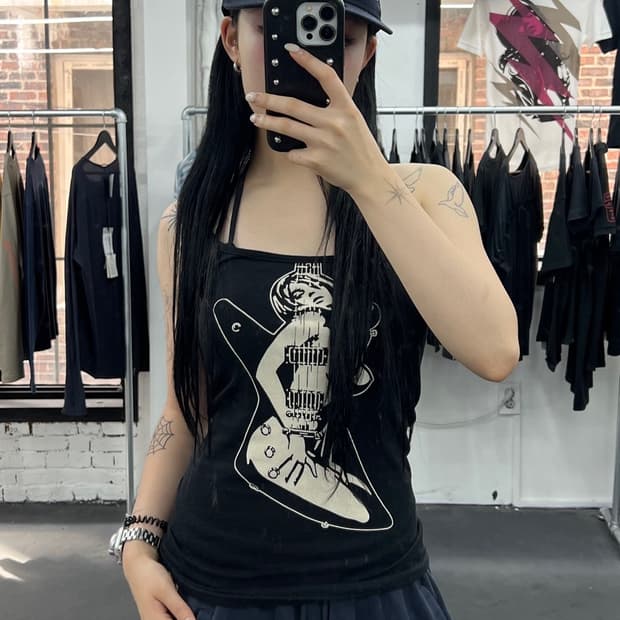 히스테릭 글래머 기타걸 슬리브리스