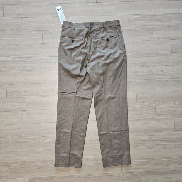 82 새제품 유니클로 U 르메르 울블렌드 저지팬츠 브라운 42 33 32