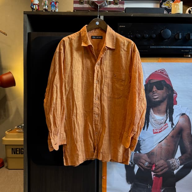 이세이미야케 크레이프 린넨셔츠 1(M)