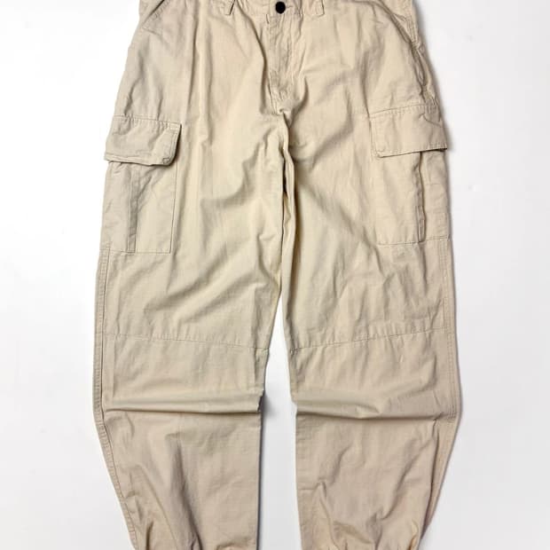 칼하트 윕 베이지 립스탑 카고 와이드 팬츠 PN5575   