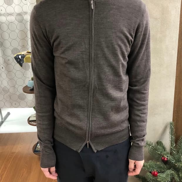 Jil sander 캐시미어 집업 S
