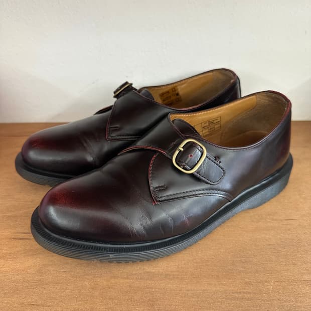 닥터마틴 몽크스트랩 슈즈 ‘버건디’