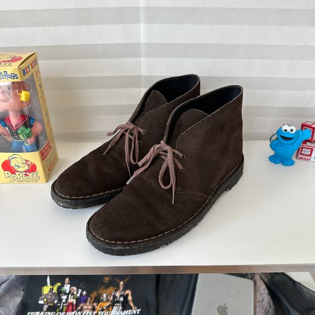클락스 데저트 부츠 브라운