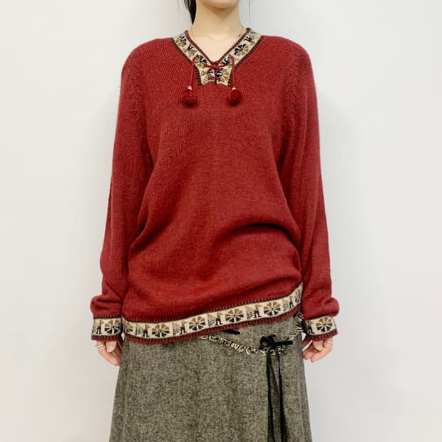 INCA - hand made in peru 알파카 니트