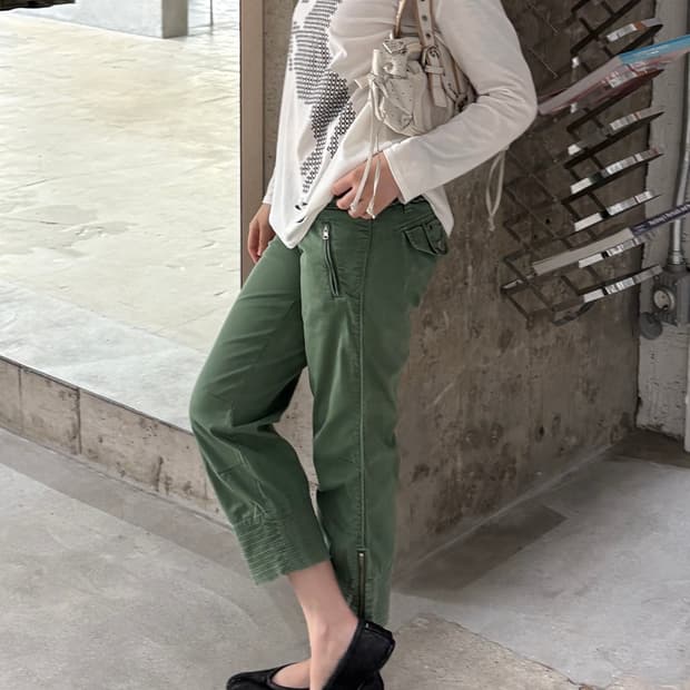 알마니 카프리 팬츠