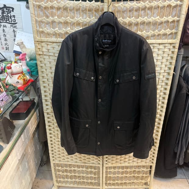 100 정품 바버 인터내셔널 왁싱 패딩 팝니다