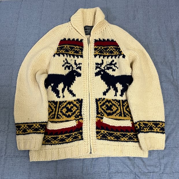 [L] 코위찬 니트 집업