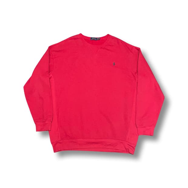 [2XLT] 폴로 랄프로렌 레드 맨투맨 티셔츠