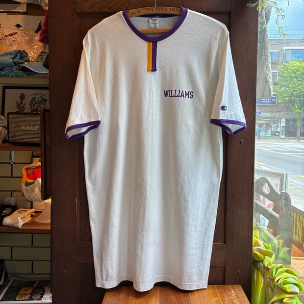 80’s Champion Ringer T-Shirt Made In USA