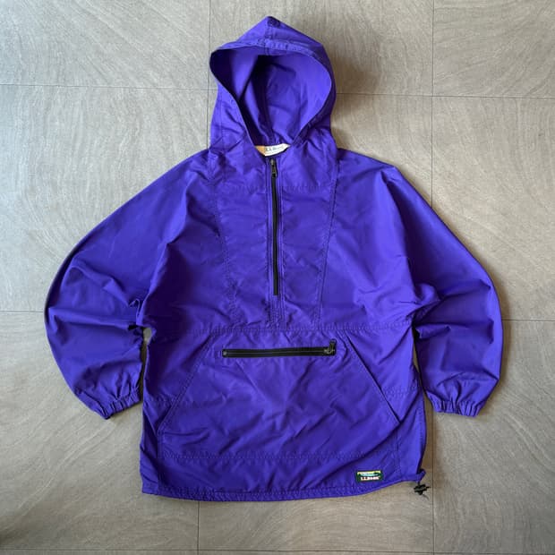 90s L.L.bean 90년대 미국 생산 엘엘빈 퍼플 아노락 바람막이 