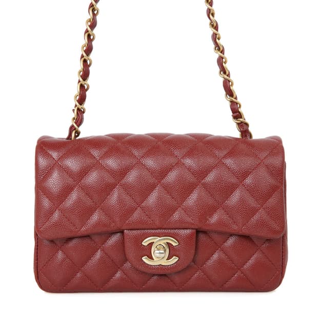 샤넬 클래식 캐비어 미니 체인 크로스백 뉴미니 A69900