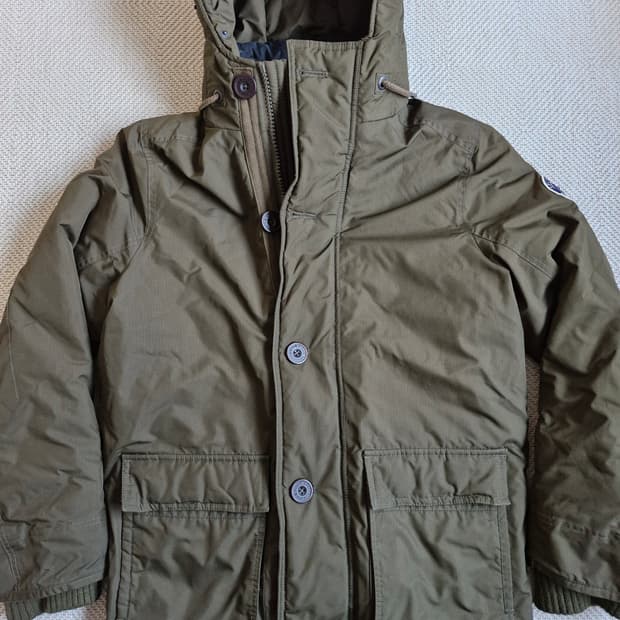 아베크롬비 후디드 밀리터리 파카 L