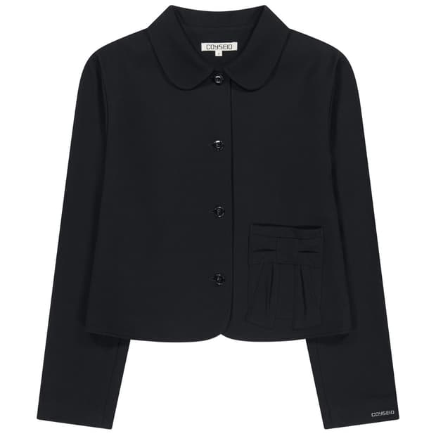 COYSEIO RIBBON JACKET BLACK