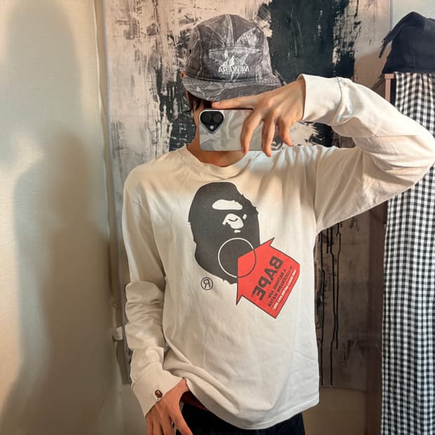 BAPE long sleeve t-shirt 