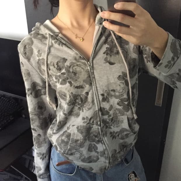 JPN Vintage 오리엔탈 페어리 후드집업