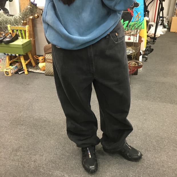 Levis 리바이스 505 흑청 데님팬츠