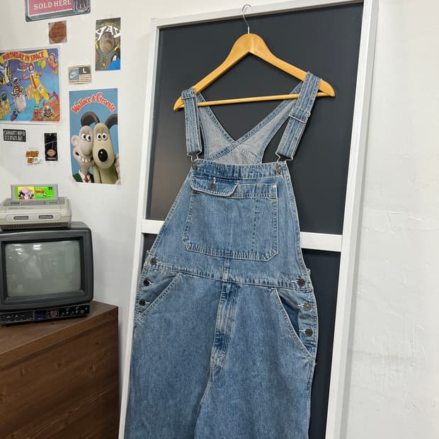 Levis Silver Tab 리바이스 실버탭 데님 멜빵 오버롤