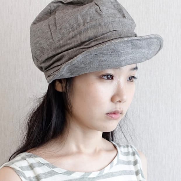 샵페어리 wrinkled wide casquette 모자
