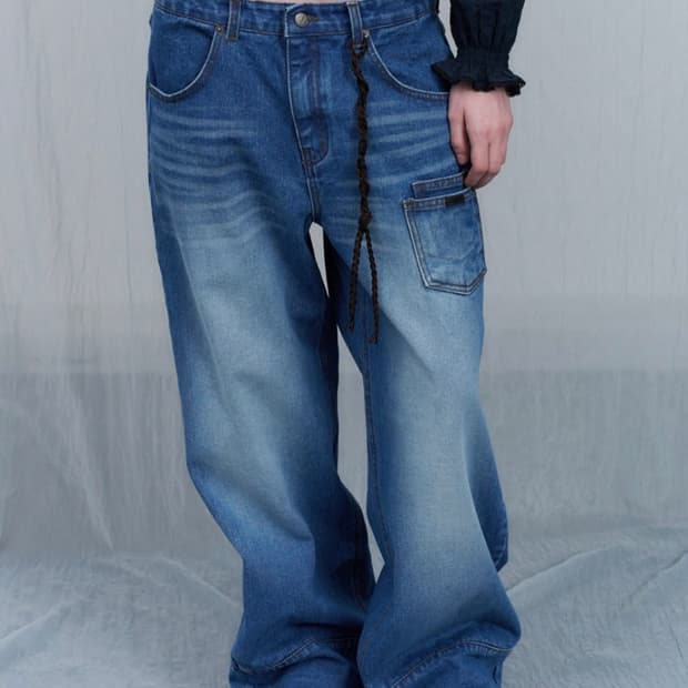 포에토 데님 bio pocket denim