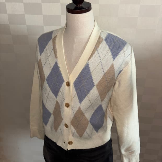 스파오 크롭 가디건