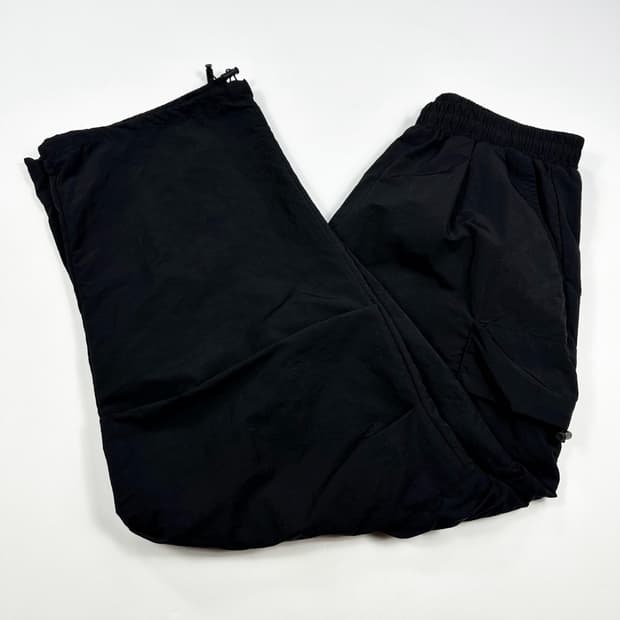 VTG 빈티지 와이드핏 나일론 패러슈트 팬츠 블랙 2XL