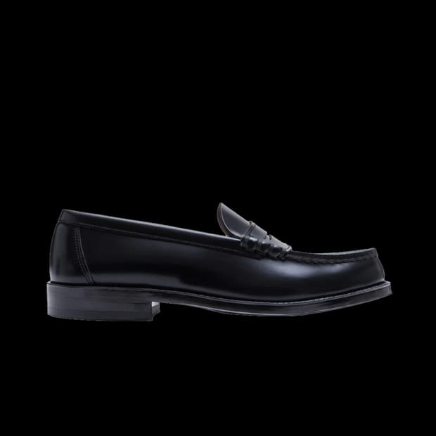 하루타 / 와이드 페니 로퍼 / 블랙