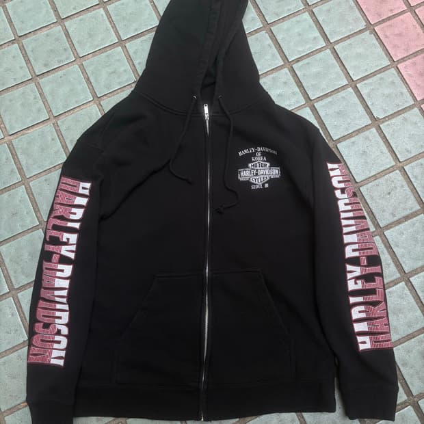 할리데이비슨 서울 후드집업 L