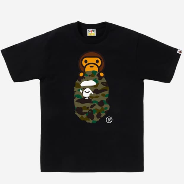 BAPE 1st Camo Milo on Ape Head T-Shirt