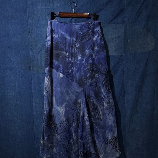 27-28 ) ADOLFO DOMINGUEZ Asymmetry Skirt