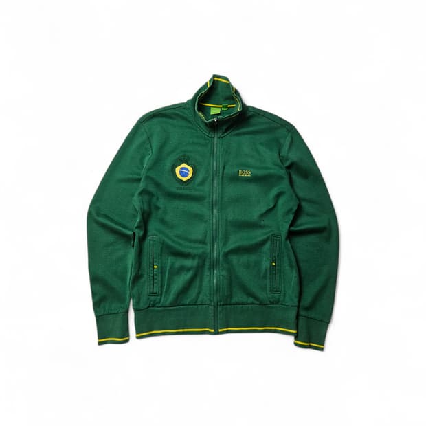 휴고 보스 BOSS 브라질 트랙탑 트랙 자켓 M