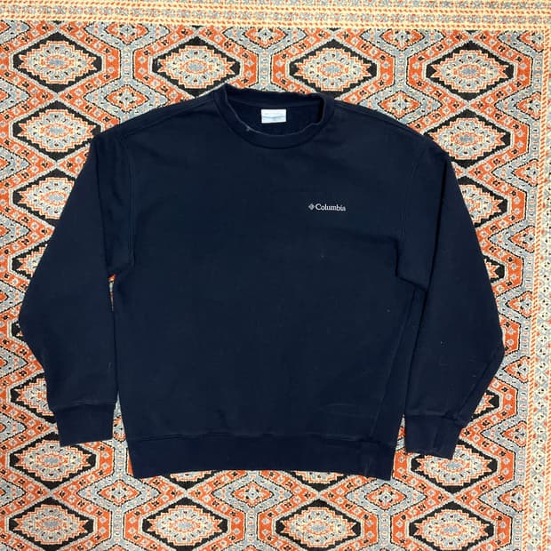 컬럼비아 네이비 맨투맨 남성L