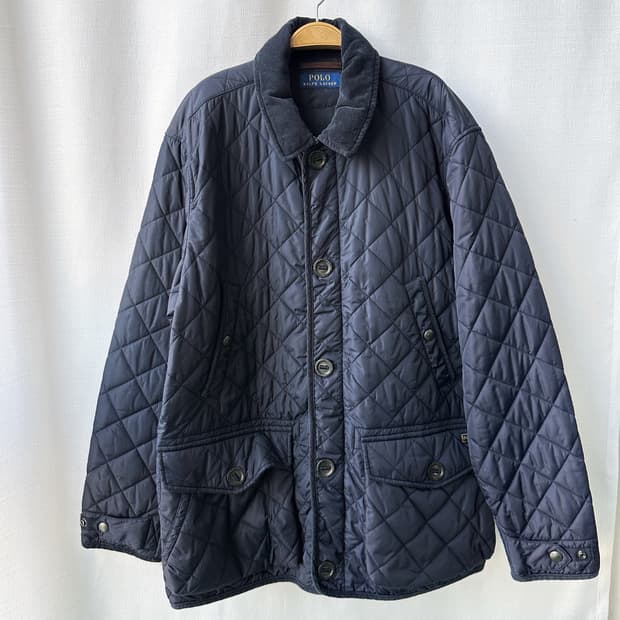 폴로 랄프로렌 캠튼 퀼팅 카코트 자켓 네이비 XL