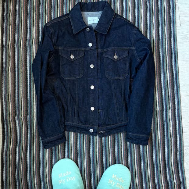 메종키츠네 데님 자켓