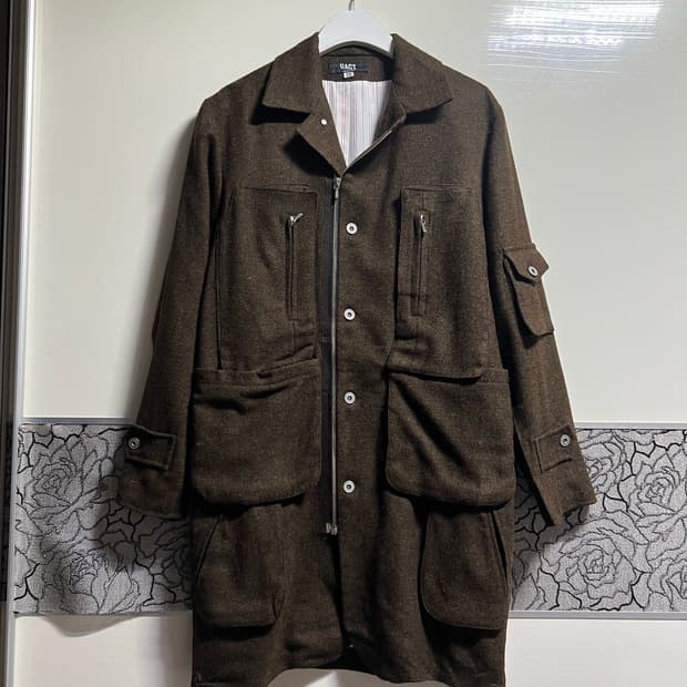 UACT UABAN ACTION 울 디테일 코트