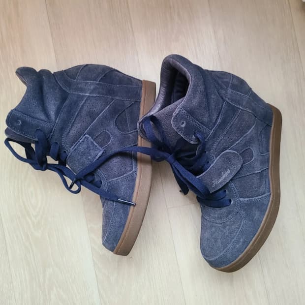 Lanvin 스웨이드 하이탑 스니커즈230-235