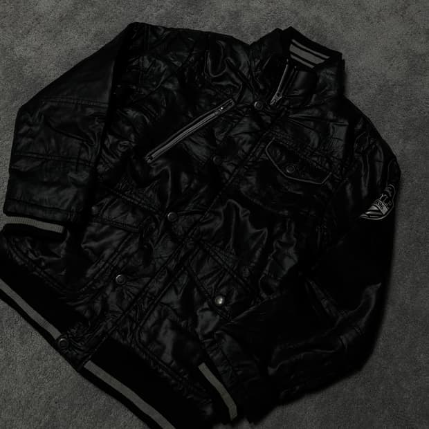 Vintage Y2k grunge vkei patch parka