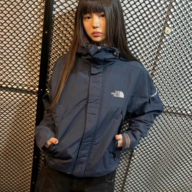 90s 빈티지 노스페이스 네이비 아웃도어 자켓