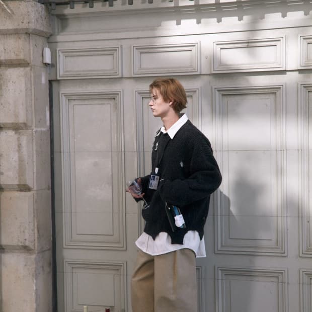 [m]stu 코튼 와이드 팬츠 베이지