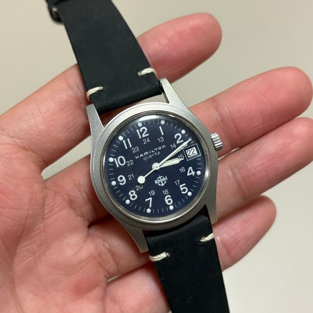 해밀턴 카키필드 9797 빈티지 청판