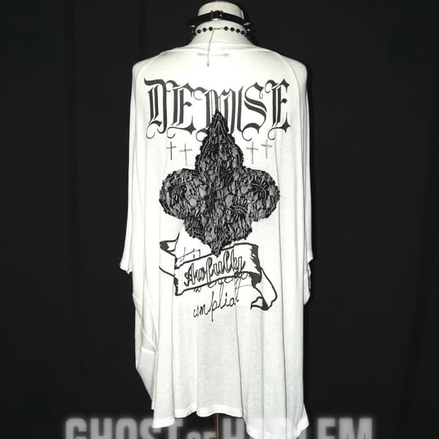 (ghost of harlem) 00's gothic cardigan 